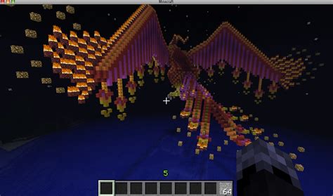 Phoenix statue Minecraft Project