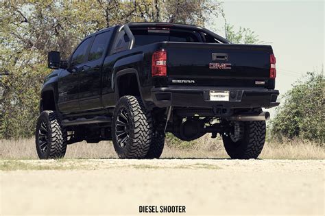 Black GMC Sierra on Fuel Off-Road Wheels — CARiD.com Gallery