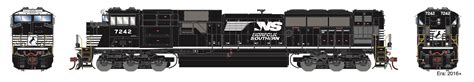 Athearn Genesis G75759 HO Scale SD70ACu Norfolk Southern NS 7242 ...