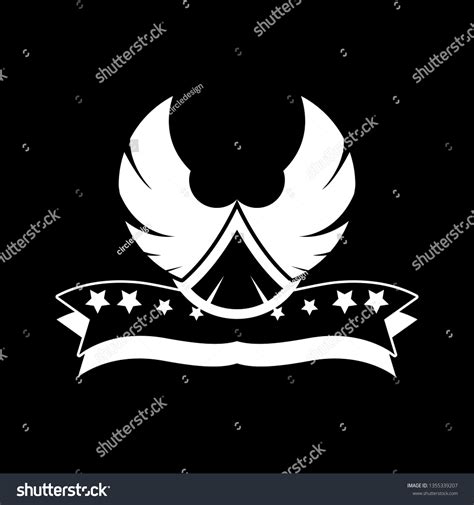 Eagle Wings Vector Illustration Sport Logo: vector de stock (libre de regalías) 1355339207 ...