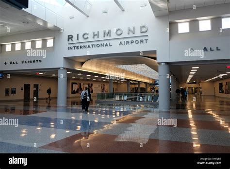 Interior view of Richmond International Airport in Richmond, Virginia ...