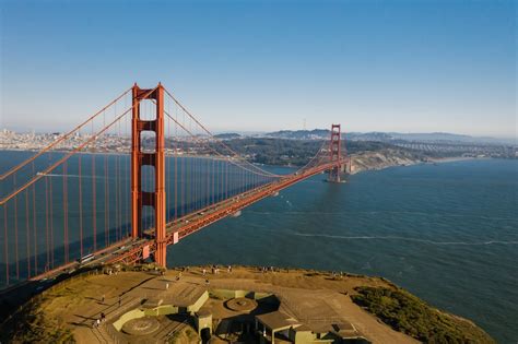 Aerial View of Golden Gate Bridge · Free Stock Photo