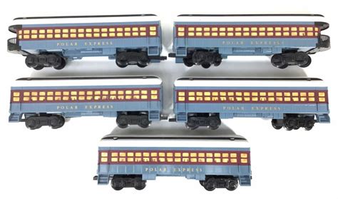 Lot - (5pc) Lionel G Gauge Polar Express Passenger