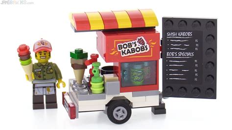 LEGO Bob's Kabobs food cart MOC!