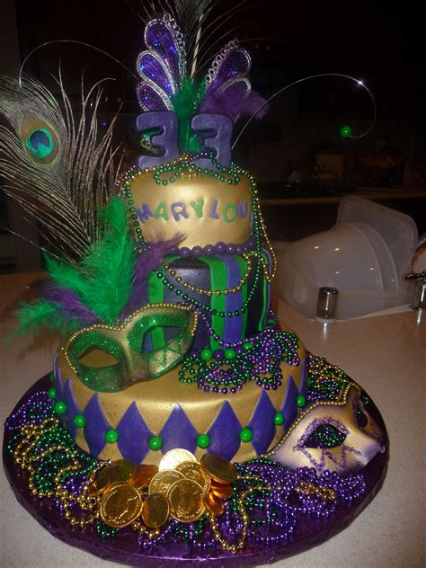 Mardi Gras Birthday Cake — Mardi Gras | Mardi gras cake, Mardi gras party theme, Mardi gras ...