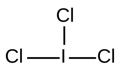 File:Structure of Iodine Trichloride.svg - Wikimedia Commons
