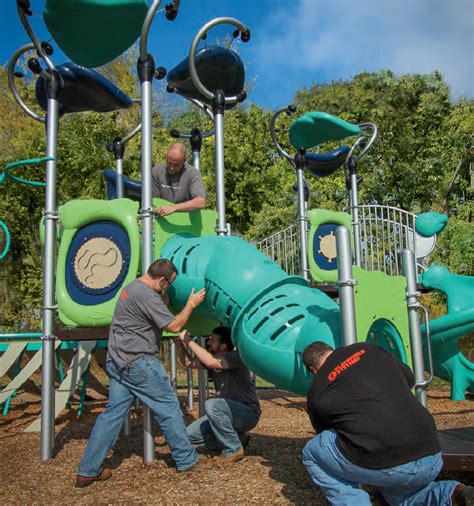 Photo - Playground installation of Adventure Tube - Commercial ...