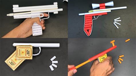 How To Make A Paper Gun That Shoots Paper Bullets