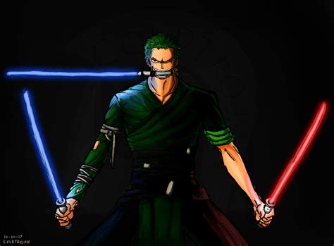 Zoro got lost on his way to Wano Kuni and ended up in a Galaxy far, far away : r/OnePiece