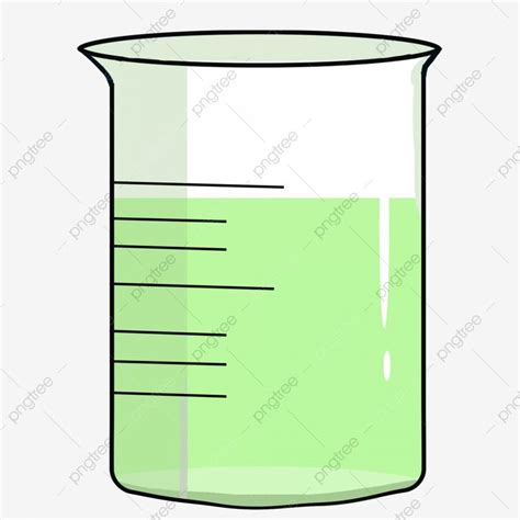 Cute Beaker Clipart Transparent Background, Cartoon Version Of Cute Experimental Beaker, Beaker ...