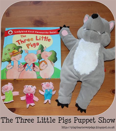 The Three Little Pigs Puppet Show - Play and Learn Every Day