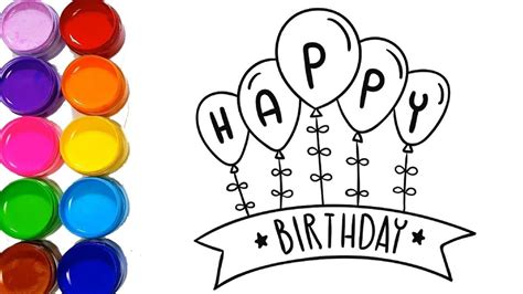 Simple Drawing Birthday Card – Warehouse of Ideas