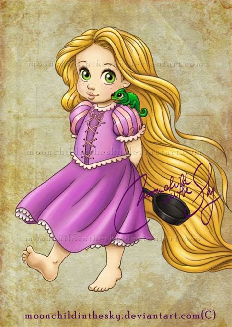 Disney Princess Fan Art: Baby Rapunzel | Disney princess babies, Disney rapunzel, Disney