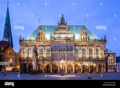 Bremen City Hall, Weser Renaissance, UNESCO World Cultural Heritage Stock Photo: 66606701 - Alamy