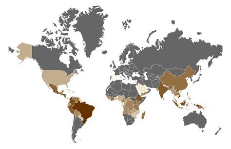 World's top Coffee Producing Countries - AtlasBig.com