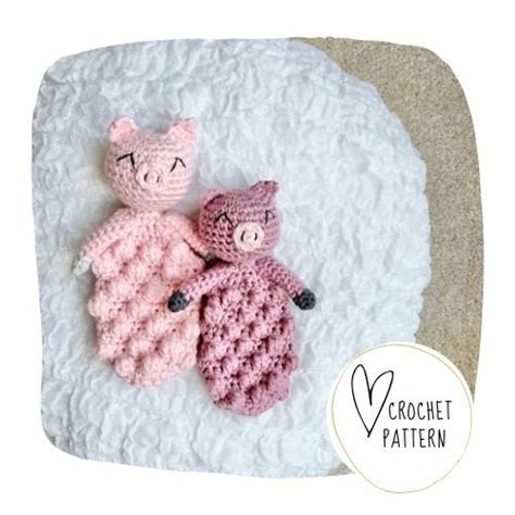 Pig Teether Crochet Pattern Pig Bitty Buddy DIGITAL Pdf/amigurumi ...