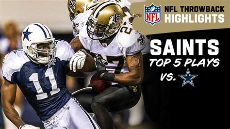 Saints' Top 5 Plays vs. Cowboys | NFL Throwback Highlights - Win Big Sports