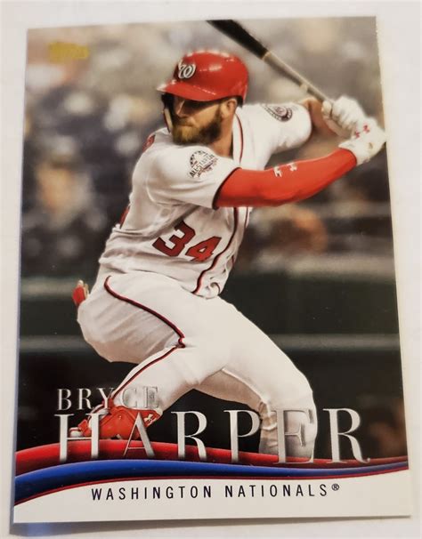 Bryce Harper 2018 Topps Update Harper Highlights Insert Card BH20