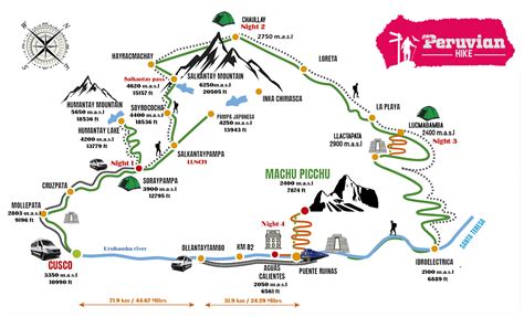 Salkantay Trek Map