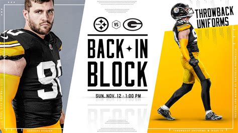 Pittsburgh Steelers To Wear Block Number Throwback Uniforms Against ...