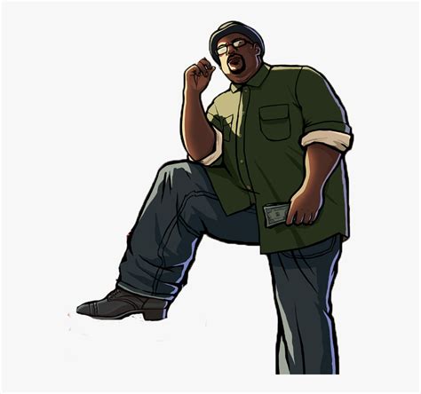 Transparent Gta Png - Gta San Andreas Character Png, Png Download - kindpng