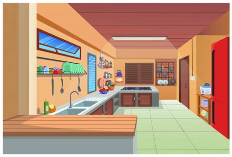 Details 100 cartoon kitchen background - Abzlocal.mx