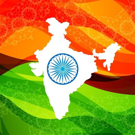 Free Vector | Background of map of india