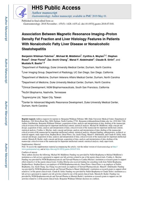 MRI & Liver Histology Features in NASH | PDF | Cirrhosis | Clinical ...