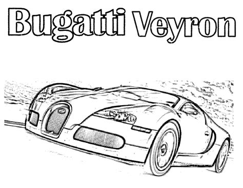 Free Printable Bugatti Coloring Pages For Kids - Coloring Pages Galleries