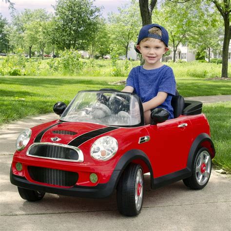 Rollplay 6 Volt MINI Cooper Ride On Toy, Battery-Powered Kid's Ride On ...