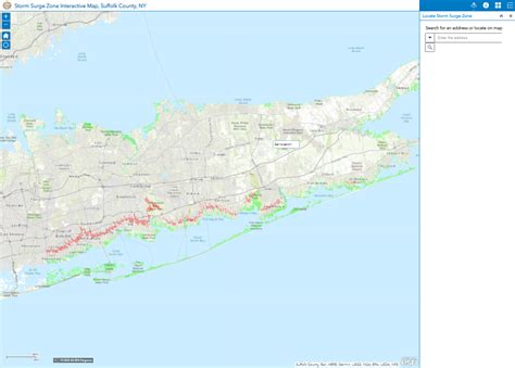 Storm Surge Zone Interactive Map