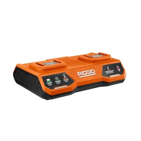 RIDGID GEN5X Dual Port Sequential Battery Charger with Dual USB Ports | The Home Depot Canada