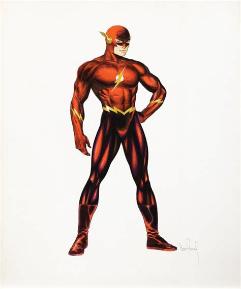 Incredible 1990s "The Flash" Costume Concept Designs by Dave Stevens « Film Sketchr