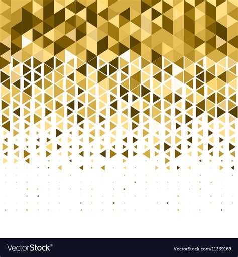 Gold geometric background Royalty Free Vector Image