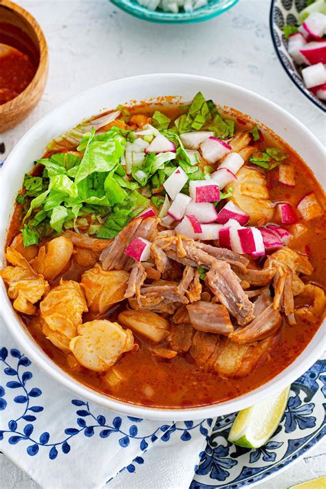 Pozole Rojo de Puerco (Red Pozole With Pork) - Maricruz Avalos Kitchen Blog