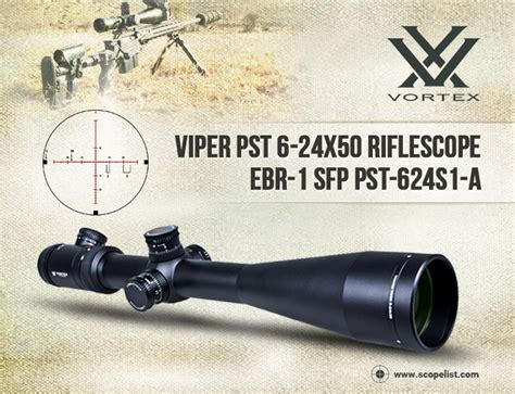 Vortex Viper PST 6-24x50 Riflescope EBR-1 SFP PST-624S1-A - Review