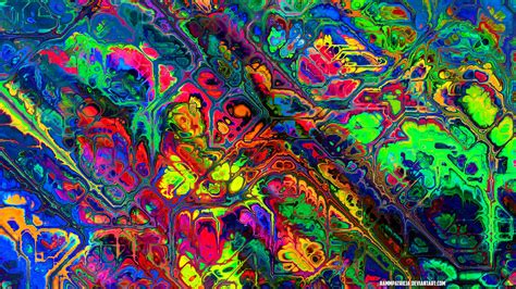 digital art, RammPatricia, digital, abstract, watermarked, colorful, HD Wallpaper | Rare Gallery