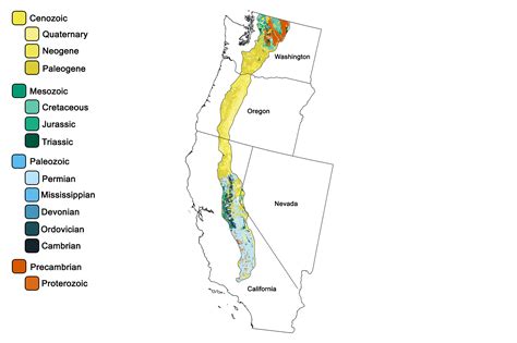 Cascade Range Map