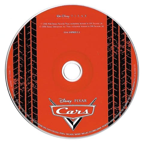 Cars Original Score Soundtrack CD Disney Pixar EMI Records UK Edition 2006 - CDs