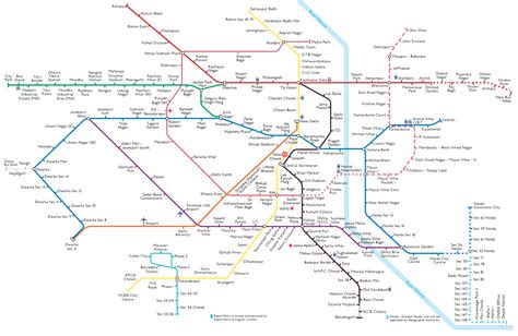 Delhi Metro Map (Updated) 2024 - Stations, Timings, Nearby Attractions ...