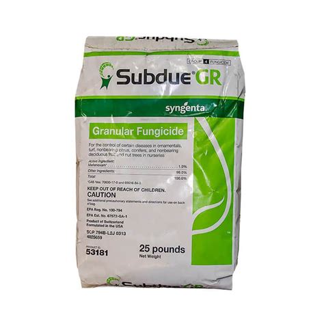 Syngenta - Subdue GR Fungicide, 25 LBS