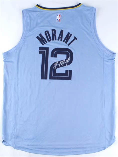 Ja Morant Signed Grizzlies Jersey (Beckett COA) | Pristine Auction