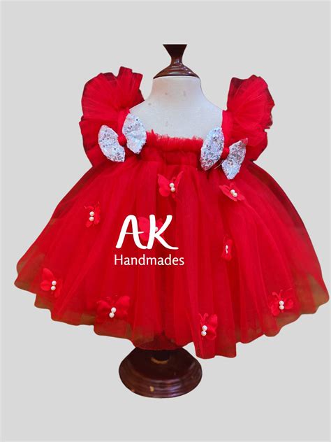 Butterfly Tutu Red - AK Handmades