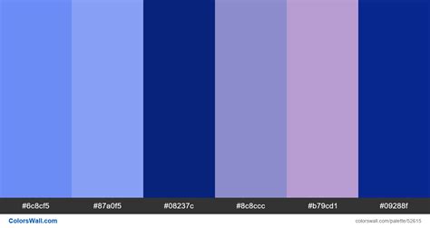 Abstract fintech flat paint palette - ColorsWall