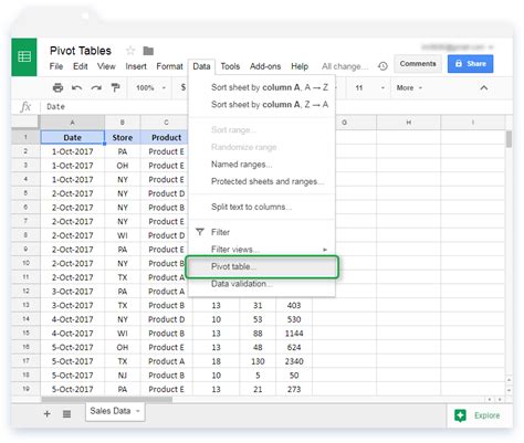 Pivot table in Google Sheets: How to create one - Sheetgo Blog