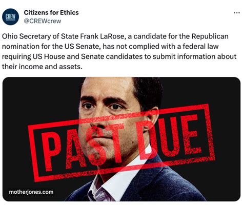 DAY TWENTY-ONE: What Is Frank LaRose Hiding? - Ohio Democrats