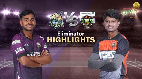 Chattogram Challengers vs Khulna Tigers | Eliminator | Highlights ...