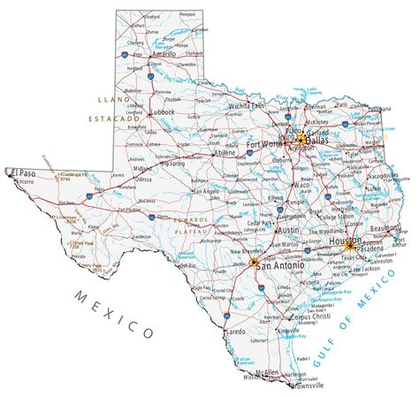 Map Of Texas Towns And Cities - Viole Jesselyn