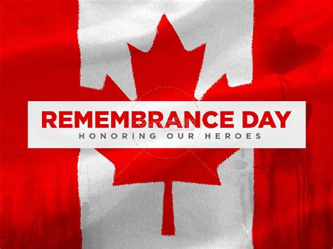 ShareFaith Media » Remembrance Day Canada Flag Church PowerPoint ...