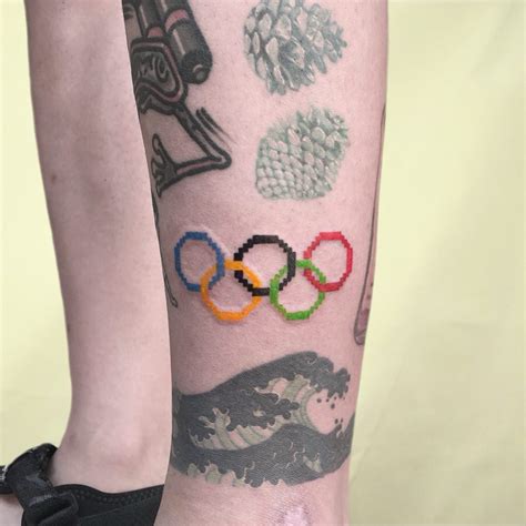 Olympic rings tattoo by @88world.co.kr - Tattoogrid.net